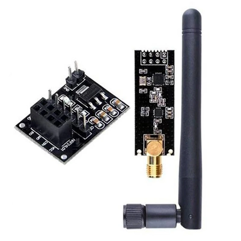 Wireless Transceiver Receiver NRF24L01+PA+LNA RF Module With Antenna + NRF24L01 Adapter + Nano V3.0 Atmega328p Board
Wireless Transceiver Receiver NRF24L01+PA+LNA RF Module With Antenna + NRF24L01 Adapter + Nano V3.0 Atmega328p Board