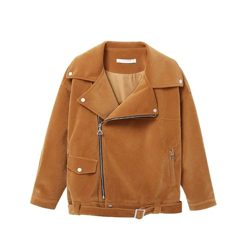 New Woman Retro Fashion Brown Autumn Corduroy Jacket Basic Elegant Solid Color Short Jacket and Coat 
New Woman Retro Fashion Brown Autumn Corduroy Jacket Basic Elegant Solid Color Short Jacket and Coat