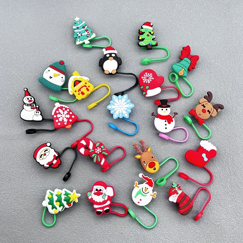 12pcs Cartoon Christmas Straw Caps Reusable Silicone Straw Cover Dust Cover Christmas Party Straw Decoration Party Straw Plug
12pcs Cartoon Christmas Straw Caps Reusable Silicone Straw Cover Dust Cover Christmas Party Straw Decoration Party Straw Plug