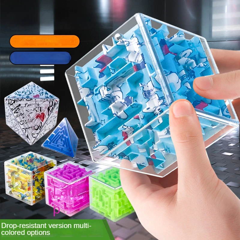New Style Educational 3D Maze Magic Cube Puzzle Speed Cube Rolling Ball Game Cubos Maze Toys
New Style Educational 3D Maze Magic Cube Puzzle Speed Cube Rolling Ball Game Cubos Maze Toys