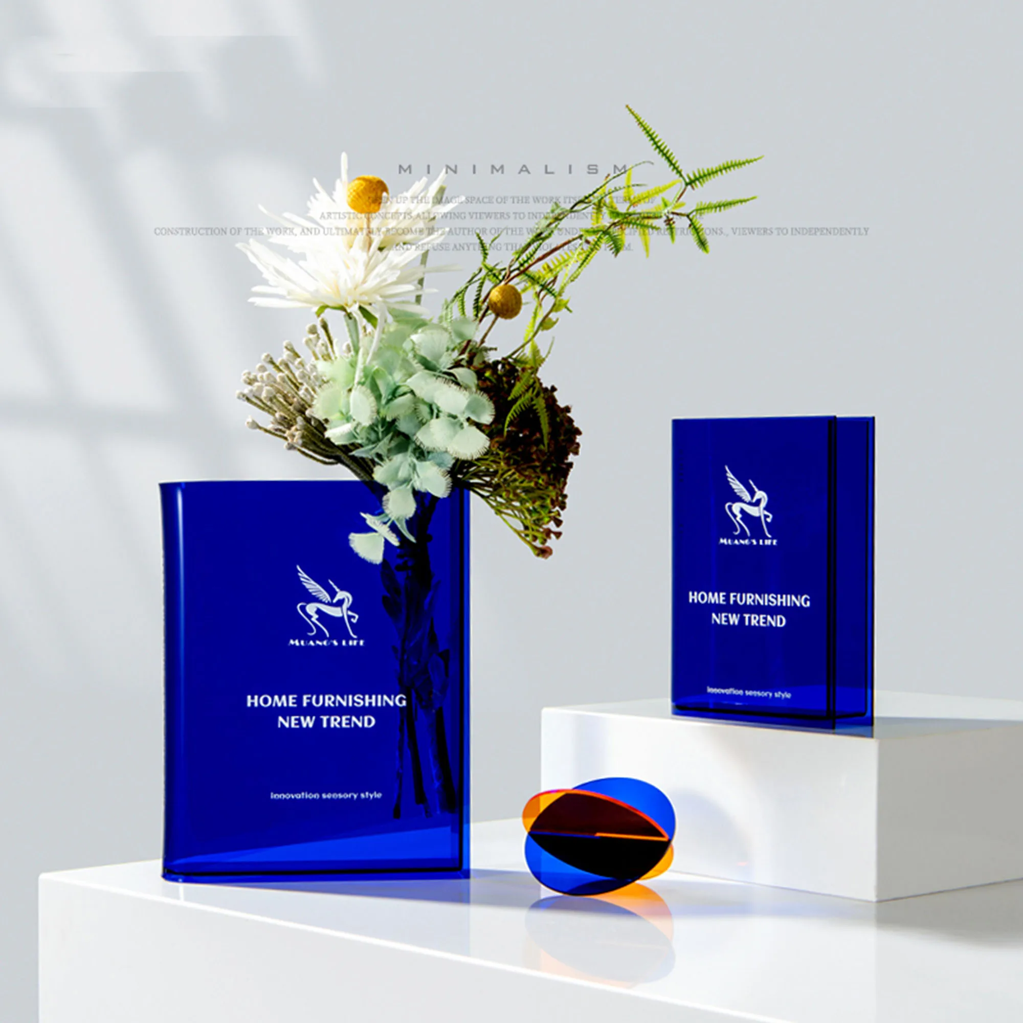 Modern Light Luxury Acrylic Books Vase Flower Arrangement Model Room Hotel Home Furnishing Decoration Creative
Modern Light Luxury Acrylic Books Vase Flower Arrangement Model Room Hotel Home Furnishing Decoration Creative