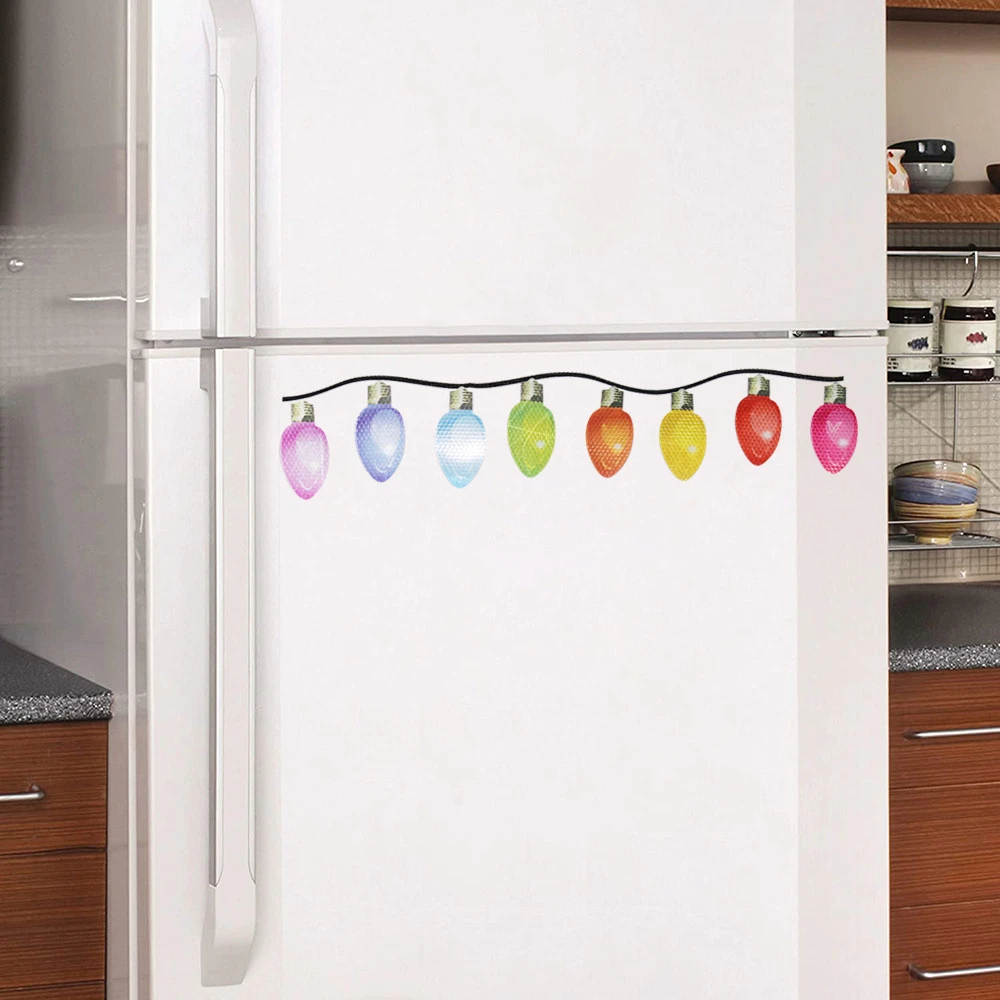 Bulb Shaped Christmas Decoration Magnetic Reflective Sticker Car Refrigerator Decoration Sticker Home Decoration Accessories
Bulb Shaped Christmas Decoration Magnetic Reflective Sticker Car Refrigerator Decoration Sticker Home Decoration Accessories