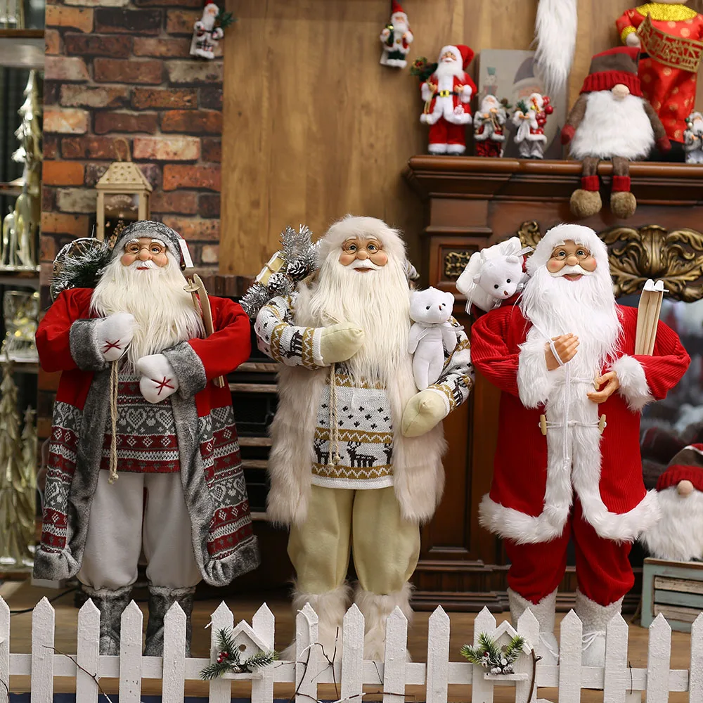 Christmas decorations 45cm tall Santa Claus doll window hotel shopping mall holiday atmosphere decoration Santa Claus doll
Christmas decorations 45cm tall Santa Claus doll window hotel shopping mall holiday atmosphere decoration Santa Claus doll