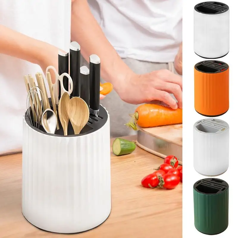Kitchen Rotating Knives Holder Standing Knife Holder Chopsticks Block Storage Tank Cutlery Rack For Forks Kitchen Accessories
Kitchen Rotating Knives Holder Standing Knife Holder Chopsticks Block Storage Tank Cutlery Rack For Forks Kitchen Accessories