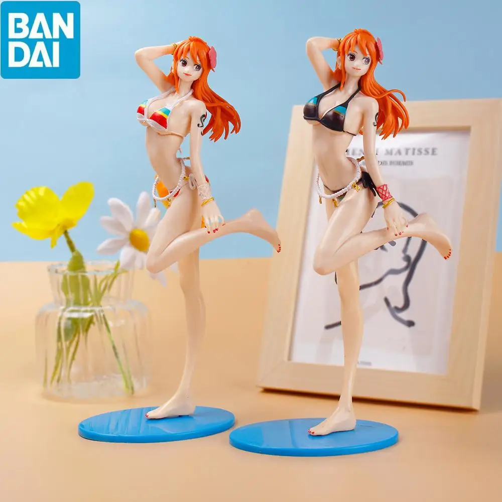 Bandai One Piece Swimwear Nami 24 Cm Anime Collectible Toys Decoration Model Boy Birthday Gift Original Box New In Stock
Bandai One Piece Swimwear Nami 24 Cm Anime Collectible Toys Decoration Model Boy Birthday Gift Original Box New In Stock
