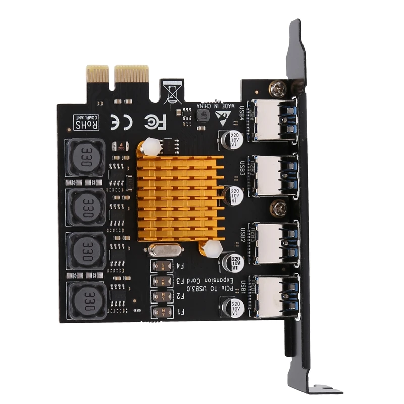 Плата расширения с 4 портами USB 3,0, 5 Гбит/с, PCIE на USB 3,0, карта адаптера, независимый источник питания NEC, не требует внешнего источника питания
Плата расширения с 4 портами USB 3,0, 5 Гбит/с, PCIE на USB 3,0, карта адаптера, независимый источник питания NEC, не требует внешнего источника питания