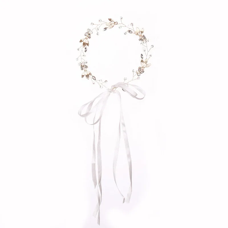 Delicate Hairband For Women Golden Leaves Tiaras Bridal Hair Accessories Headband with Ribbon Noiva Hair Jewelry LL@17
Delicate Hairband For Women Golden Leaves Tiaras Bridal Hair Accessories Headband with Ribbon Noiva Hair Jewelry LL@17