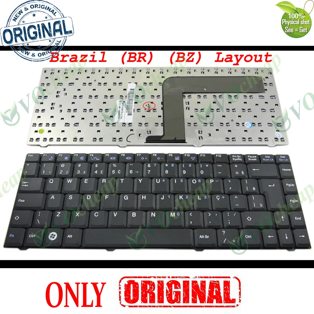 Новая клавиатура для ноутбука Teclado Notebook Cce Wm52c T52c T31 J95 Intelbras I22 I210 Axioo Neon MNV Black Brazil BR Ver. -K020628K1
Новая клавиатура для ноутбука Teclado Notebook Cce Wm52c T52c T31 J95 Intelbras I22 I210 Axioo Neon MNV Black Brazil BR Ver. -K020628K1