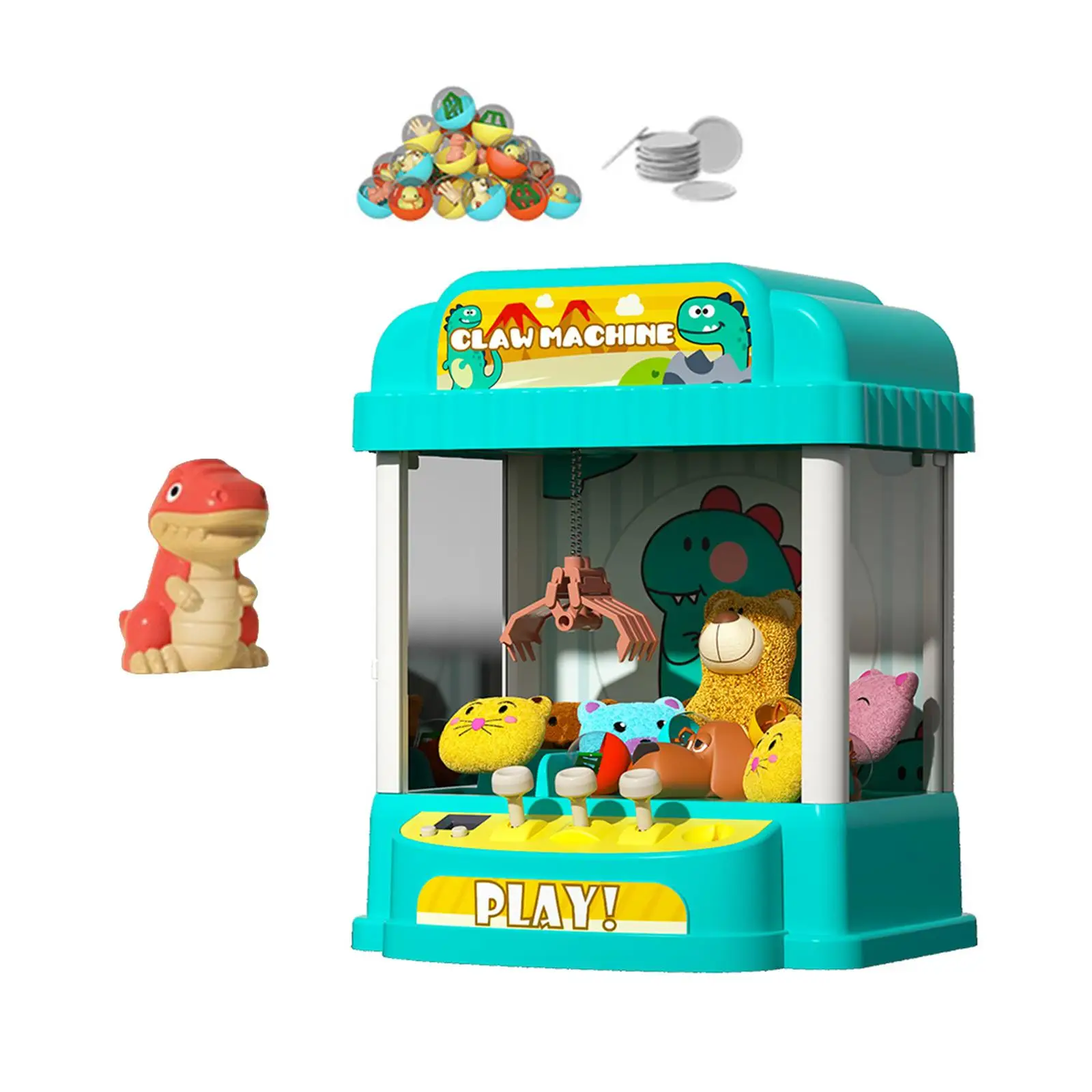 Reusable Small Claw Machine Mini Arcade Machine Vending Machine with Sounds Prize Dispenser for Toddlers Boys Girls Kids Gifts
Reusable Small Claw Machine Mini Arcade Machine Vending Machine with Sounds Prize Dispenser for Toddlers Boys Girls Kids Gifts