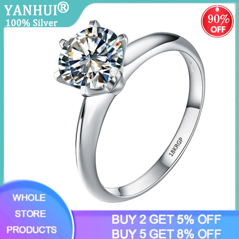 Promotion! With Certificate Luxury 8mm 2ct Lab Diamond Gemstone Ring Bridal Wedding Jewelry 18K White Gold Color Ring For Women
Promotion! With Certificate Luxury 8mm 2ct Lab Diamond Gemstone Ring Bridal Wedding Jewelry 18K White Gold Color Ring For Women