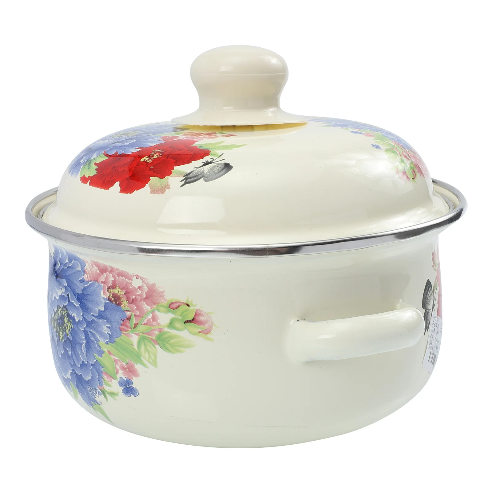 Pot Soup Enamel Bowl Stew Stock Stockpot Ceramic Lid Cooking Metal Large Kitchen Noodle Bowls Retro Basin Steam Mixing Serving
Pot Soup Enamel Bowl Stew Stock Stockpot Ceramic Lid Cooking Metal Large Kitchen Noodle Bowls Retro Basin Steam Mixing Serving
