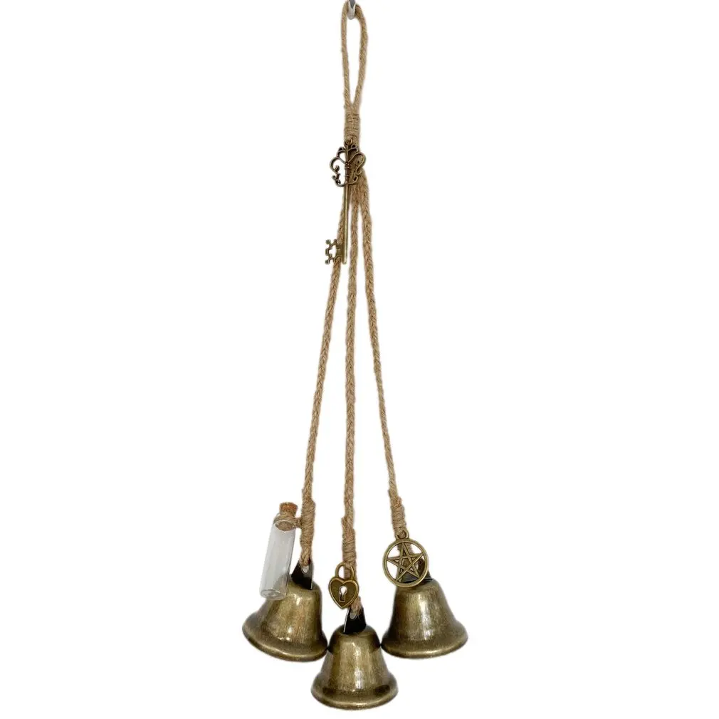 Blessing Bells 3PCS/SET Unique Wind Chimes Pendants Amulet Evil Spirit Witch Wind Chimes Home Wall Hanging Witchcraft
Blessing Bells 3PCS/SET Unique Wind Chimes Pendants Amulet Evil Spirit Witch Wind Chimes Home Wall Hanging Witchcraft