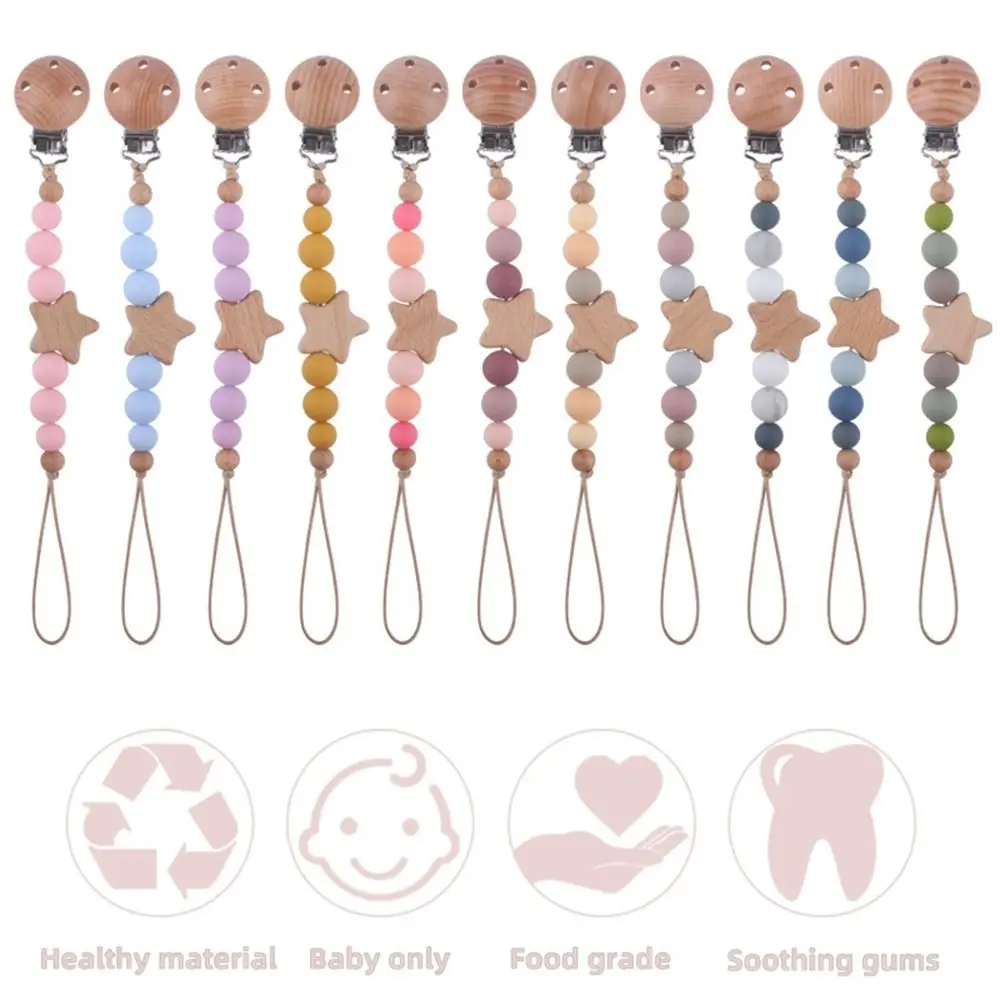 

Baby Shower Gift Buckle Adjustment Anti-drop Rope Anti Loss Toy Dummy Clip Pacifier Chain Nipple Holder Pacifier Clip