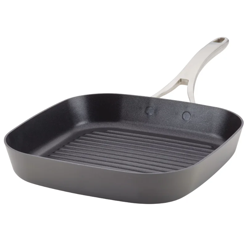 Anolon Allure Hard-Anodized Nonstick Deep Square Grill Pan, 11-Inch, Dark Gray,Dishwasher Safe
Anolon Allure Hard-Anodized Nonstick Deep Square Grill Pan, 11-Inch, Dark Gray,Dishwasher Safe