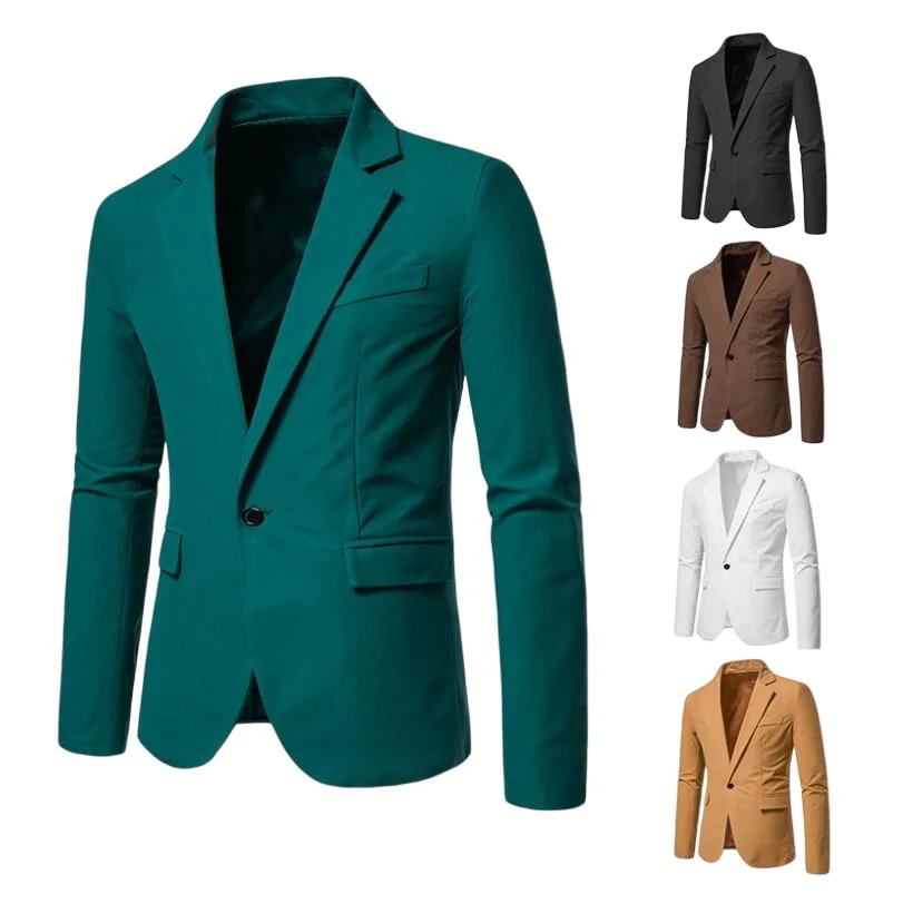 Suede Single-breasted Suit Men's Wedding Dress Blazers Deerskin Leather Jacket Blazer Men Clothing 5 Color
Suede Single-breasted Suit Men's Wedding Dress Blazers Deerskin Leather Jacket Blazer Men Clothing 5 Color