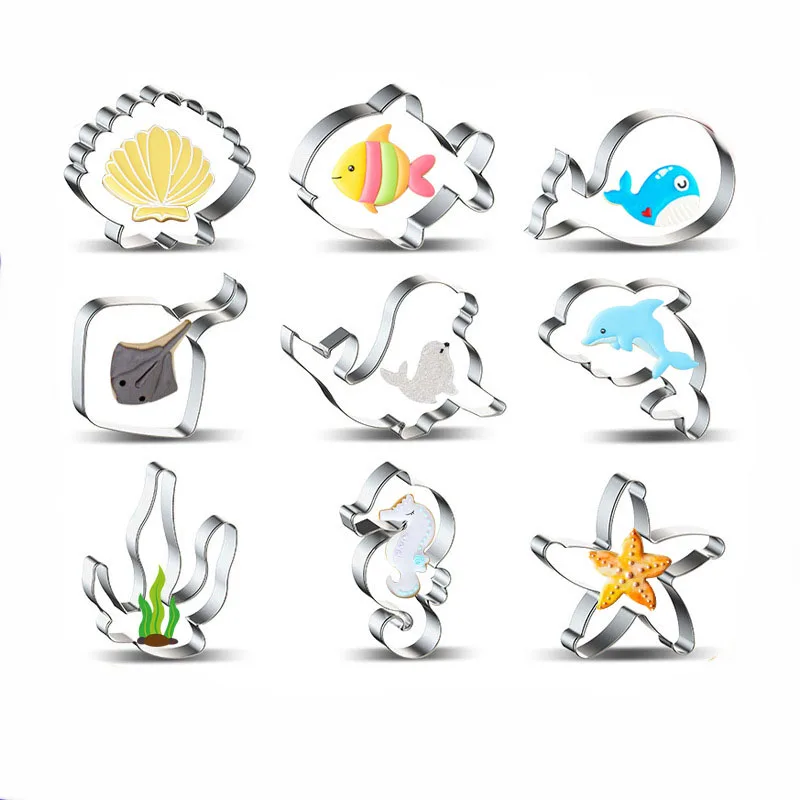 16 Style Cookie Knife Moulds Stainless Steel Sea Animal Shape Cookie Moulds DIY Fudge Pastry Decorating Baking Kitchen Tools
16 Style Cookie Knife Moulds Stainless Steel Sea Animal Shape Cookie Moulds DIY Fudge Pastry Decorating Baking Kitchen Tools