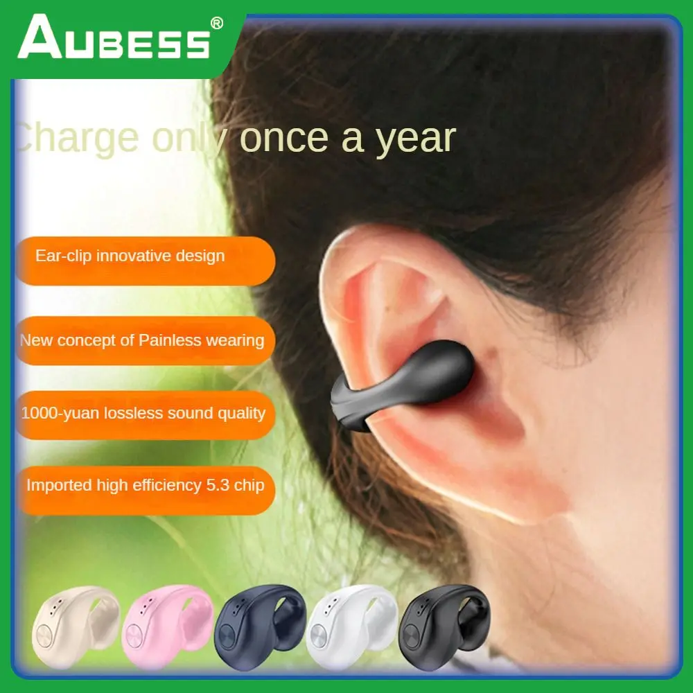 Ear Clip Type Not Into The Ear Touch Control Headset Travel Wear Wireless Headset Double Transmission Host Earphone
Ear Clip Type Not Into The Ear Touch Control Headset Travel Wear Wireless Headset Double Transmission Host Earphone