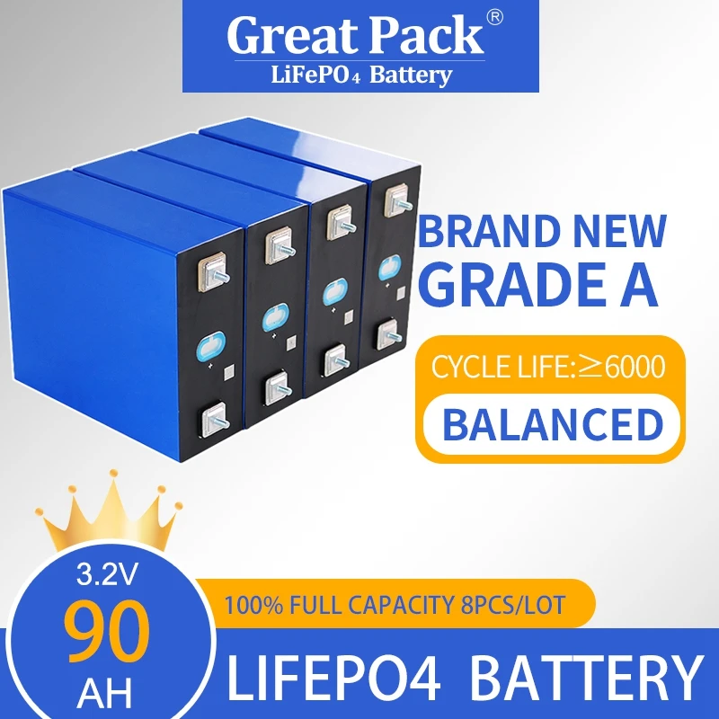 Литий-ионный Аккумулятор LiFePO4 EVE, 8 шт., 3,2 в, 90 Ач, 100% полная мощность, новый класс A, аккумуляторная батарея, литий-ионный аккумулятор
Литий-ионный Аккумулятор LiFePO4 EVE, 8 шт., 3,2 в, 90 Ач, 100% полная мощность, новый класс A, аккумуляторная батарея, литий-ионный аккумулятор