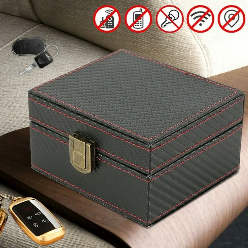 1Pc Mobile Phone Box Box Key Fob Protector Radiation-Proof Safety Car Keyless Signal Blocker Anti-Theft Faraday
1Pc Mobile Phone Box Box Key Fob Protector Radiation-Proof Safety Car Keyless Signal Blocker Anti-Theft Faraday