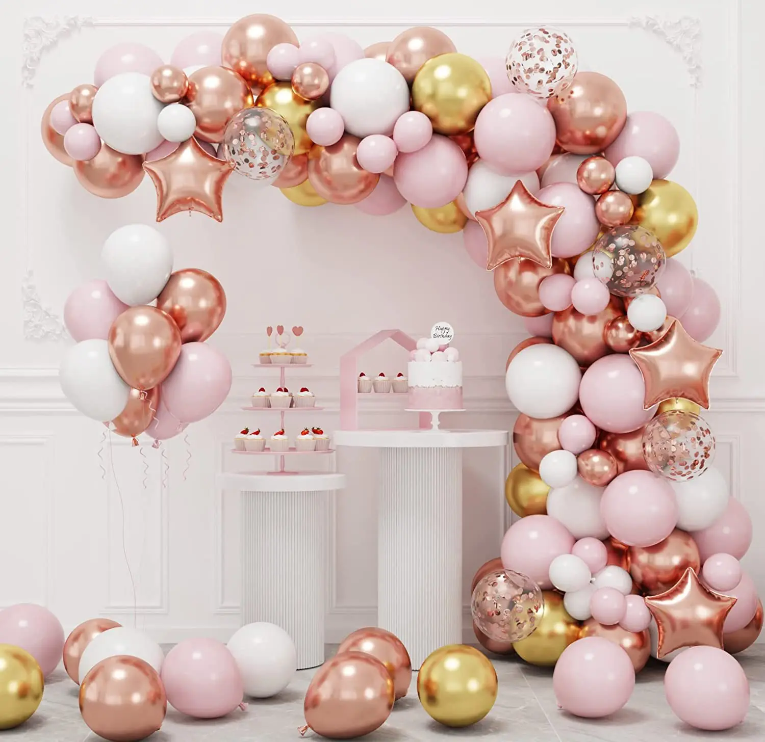 Rose Gold Pink Root Balloon Garland Arch Set Happy Birthday Party Decoration Baby Shower Jungle Wild Birthday Balloon Decoration
Rose Gold Pink Root Balloon Garland Arch Set Happy Birthday Party Decoration Baby Shower Jungle Wild Birthday Balloon Decoration