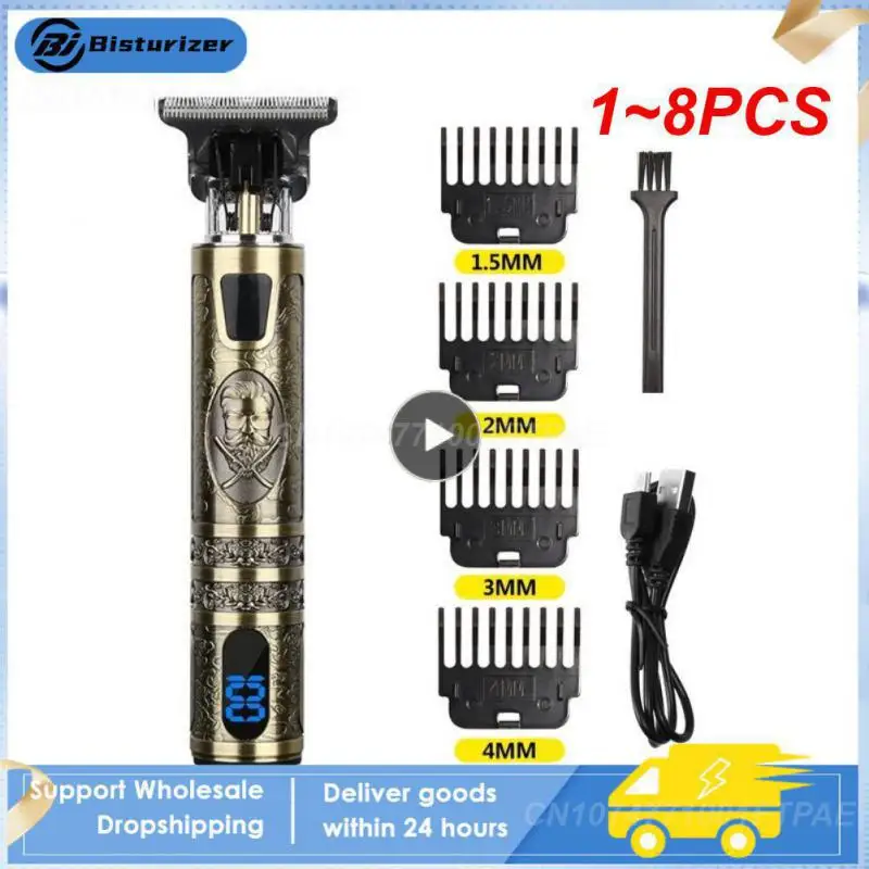 1~8PCS New in Vintage T9 0MM Hair Cutting Machine trimmer Cordless Hair finishing Beard Clipper for men Electric shaver Razors
1~8PCS New in Vintage T9 0MM Hair Cutting Machine trimmer Cordless Hair finishing Beard Clipper for men Electric shaver Razors
