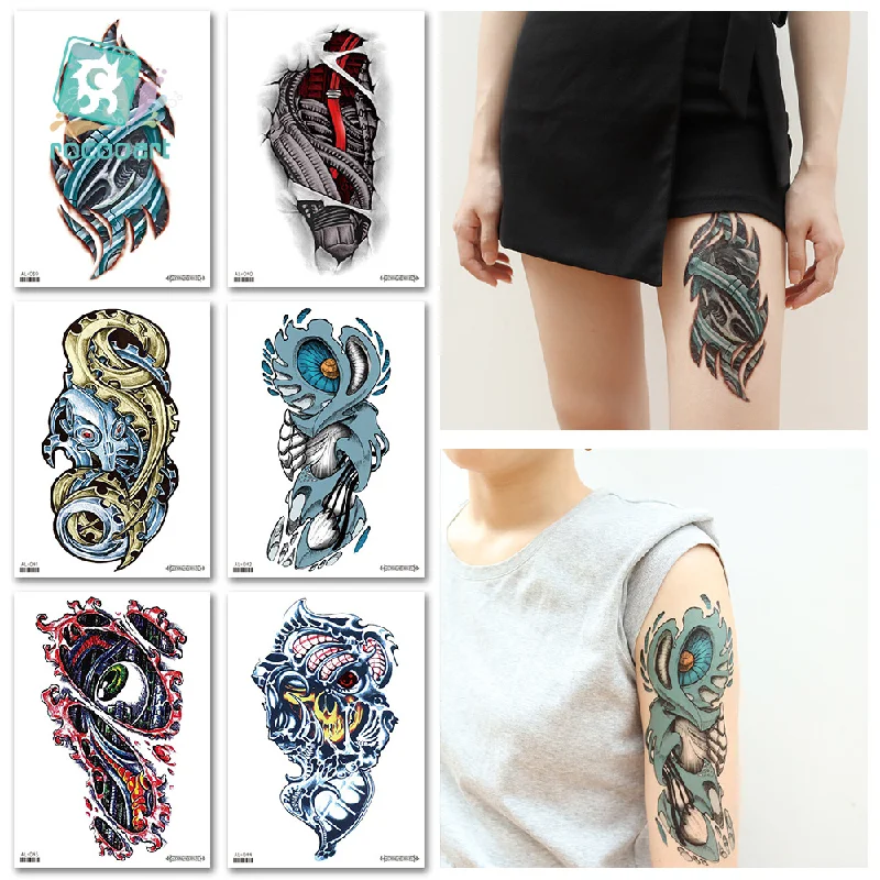 New Personalized Floral Arm Tattoo, Domineering Mechanical Arm, Cool Selection, Temporary Tattoos Sticker Size:210*150mm
New Personalized Floral Arm Tattoo, Domineering Mechanical Arm, Cool Selection, Temporary Tattoos Sticker Size:210*150mm