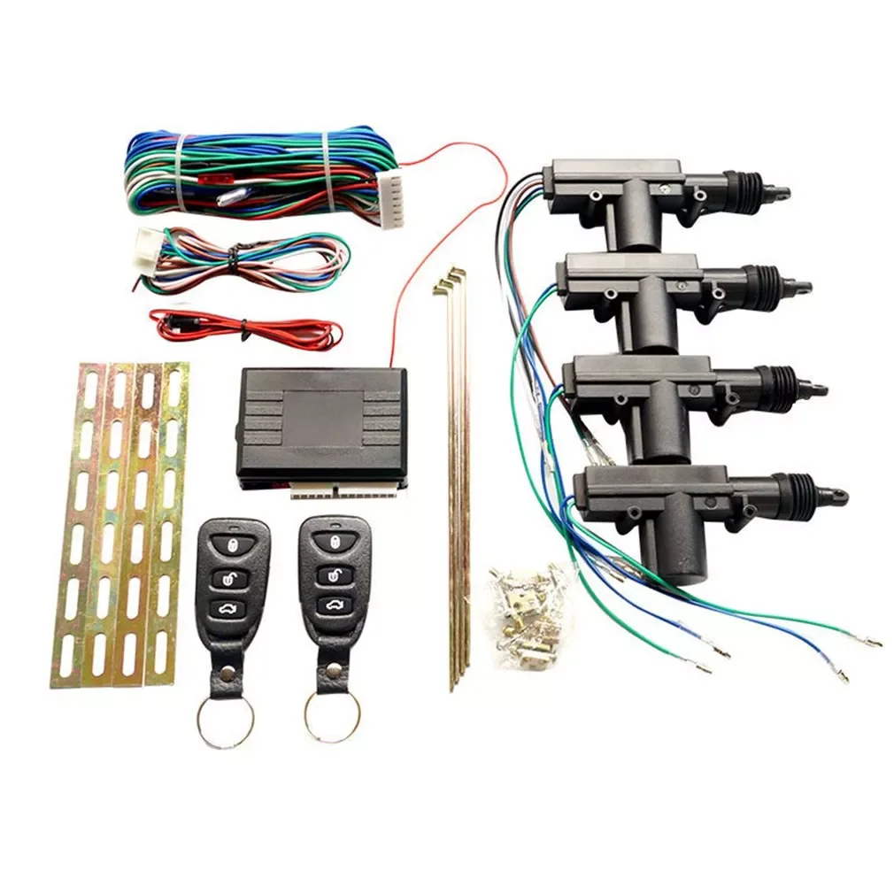 Car Lock Door Remote Control Keyless Entry System Locking Kit with 4 Door Lock Actuator Universal 12V
Car Lock Door Remote Control Keyless Entry System Locking Kit with 4 Door Lock Actuator Universal 12V