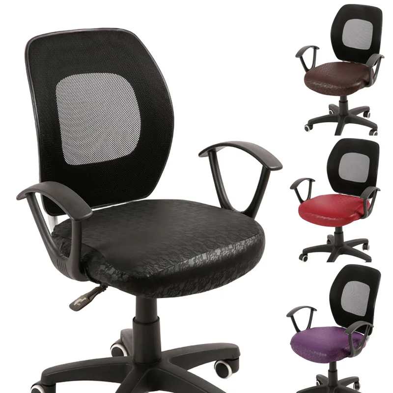 Faux Leather Waterproof Office Chair Seat Cover Rotating Lift PU Chair Seat Case Modern Cushion Slipcover Home Banquet Decor
Faux Leather Waterproof Office Chair Seat Cover Rotating Lift PU Chair Seat Case Modern Cushion Slipcover Home Banquet Decor