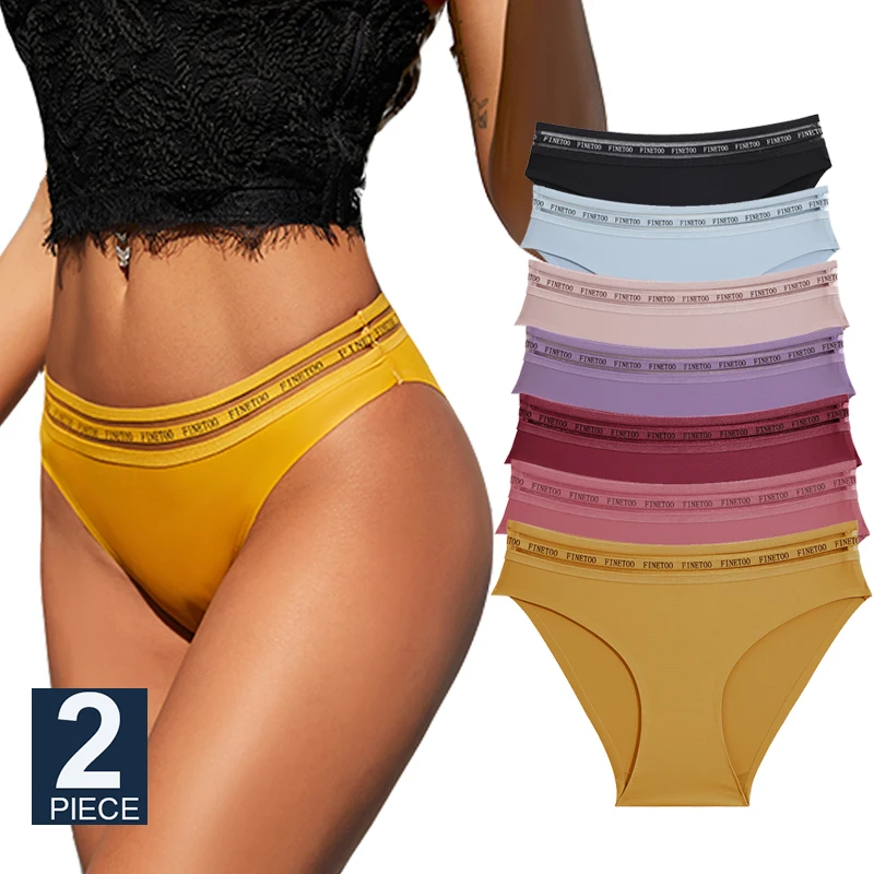 FINETOO 2PCS/Set Women Seamless Panties Lingerie Letter Underpant Ladies 7 Solid Colors L-XXL Woman Sexy Panty Briefs Underwear
FINETOO 2PCS/Set Women Seamless Panties Lingerie Letter Underpant Ladies 7 Solid Colors L-XXL Woman Sexy Panty Briefs Underwear