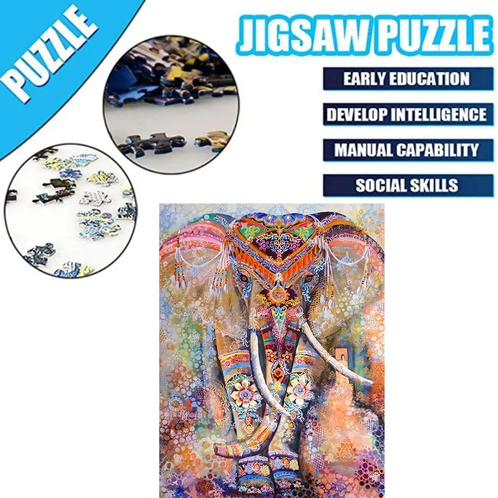 1000 Pieces Wooden Jigsaw 75 * 50 Cm Elephant Puzzles High Difficulty Puzzle Gift For Adults Kids Educational Interactive Toy
1000 Pieces Wooden Jigsaw 75 * 50 Cm Elephant Puzzles High Difficulty Puzzle Gift For Adults Kids Educational Interactive Toy