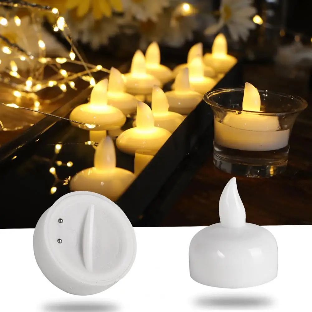 1 Set Flameless LED Tea Light Candles Warm White Battery Operated Tealight Candles for Holiday Home Party
1 Set Flameless LED Tea Light Candles Warm White Battery Operated Tealight Candles for Holiday Home Party