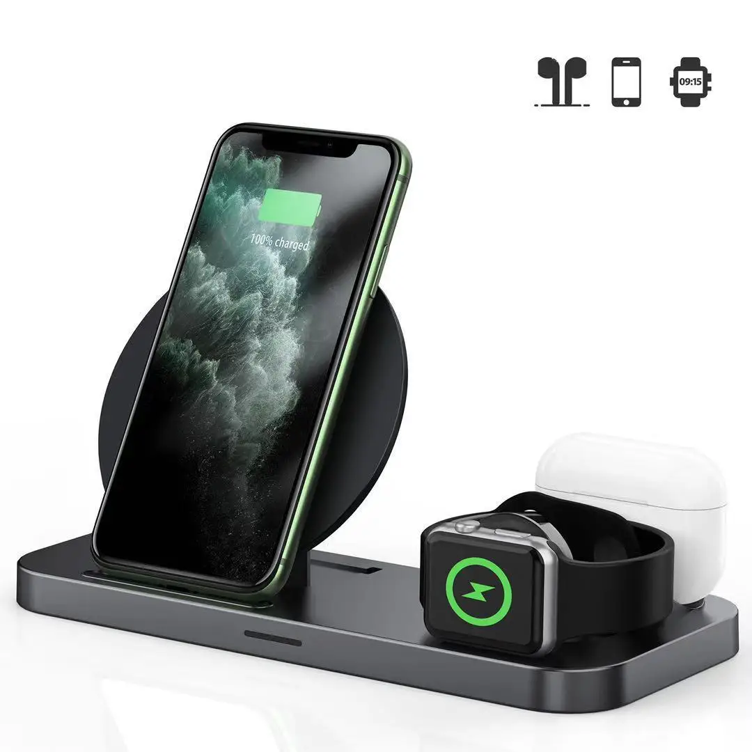 3 in 1 Wireless Charging Station Foldable Wireless Charging Stand for Airpods Pro Apple Watch iPhone Series/Samsung Galaxy
3 in 1 Wireless Charging Station Foldable Wireless Charging Stand for Airpods Pro Apple Watch iPhone Series/Samsung Galaxy