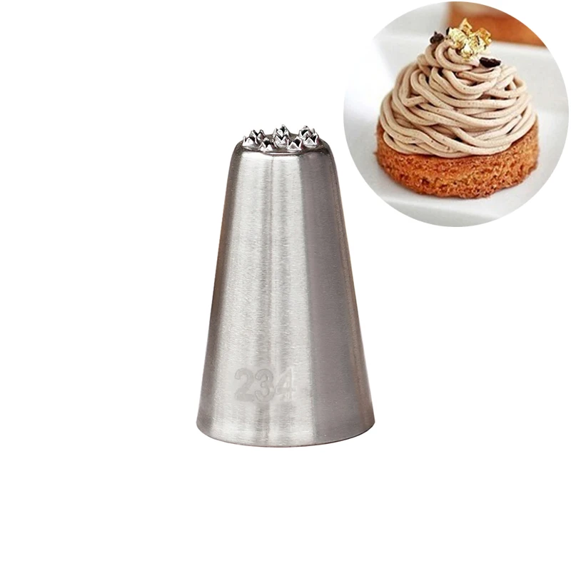 #234 Grass Cream Pastry Tips Stainless Steel DIY Cake Fondant Decorating Icing Piping Nozzles Cupcake Baking Tools
#234 Grass Cream Pastry Tips Stainless Steel DIY Cake Fondant Decorating Icing Piping Nozzles Cupcake Baking Tools