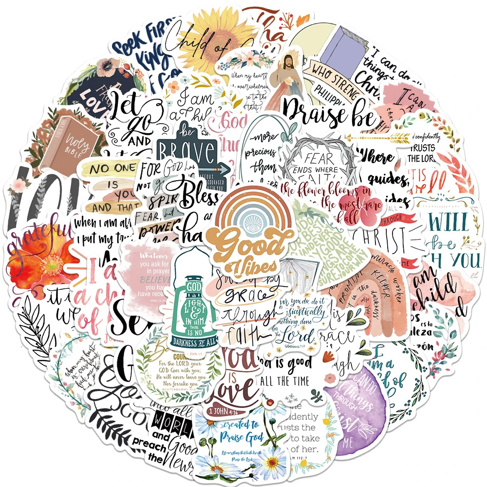 10/30/52psc Jesus Phrases Christians Religion Sayings Graffiti Stickers Laptop Luggage Skateboard Car Waterproof Sticker Kid Toy
10/30/52psc Jesus Phrases Christians Religion Sayings Graffiti Stickers Laptop Luggage Skateboard Car Waterproof Sticker Kid Toy