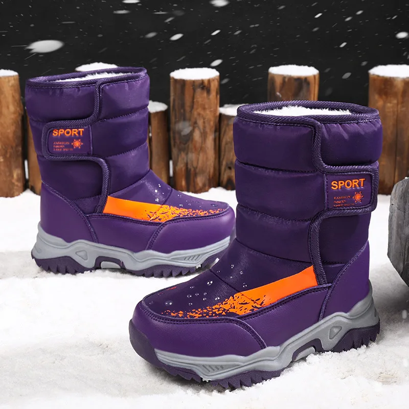 Waterproof Outdoor Children Snow Boots Anti-cold Ski Boys And Girls Thick Plush Warm Shoes Size 26-38
Waterproof Outdoor Children Snow Boots Anti-cold Ski Boys And Girls Thick Plush Warm Shoes Size 26-38