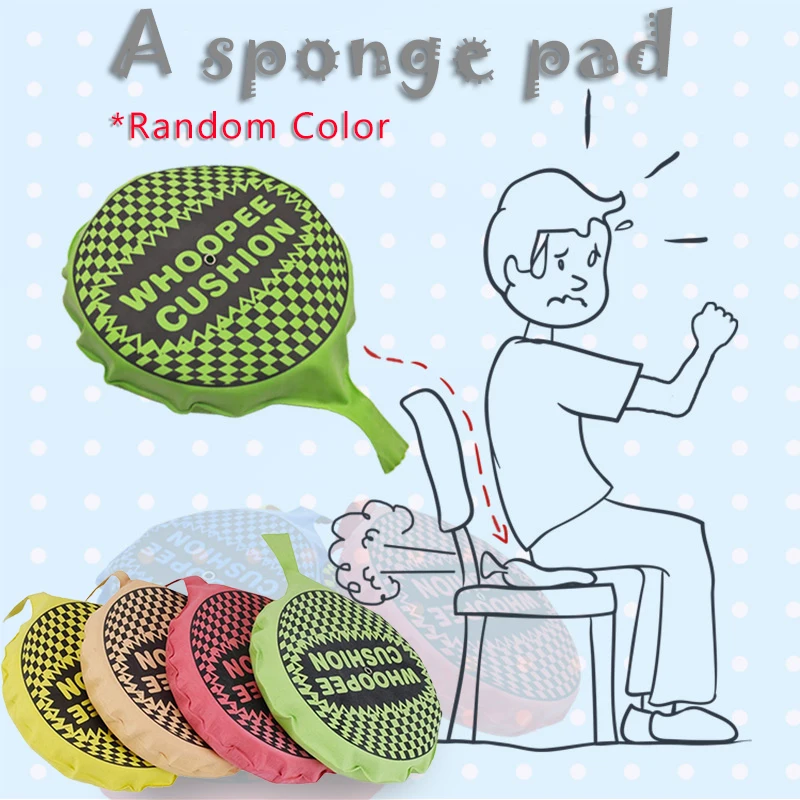 4 Sizes 1Pc Joke Ragging Toy Fart Pad Sponge Whoopee Cushion Novetly Twisted Decompression Vent Boring Toys Anti-stress Relieves
4 Sizes 1Pc Joke Ragging Toy Fart Pad Sponge Whoopee Cushion Novetly Twisted Decompression Vent Boring Toys Anti-stress Relieves