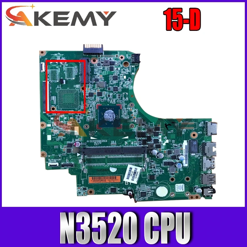 Материнская плата Akemy 753099-501 753099-001 для ноутбука HP 15-D, основная плата N3520, работает с процессором
Материнская плата Akemy 753099-501 753099-001 для ноутбука HP 15-D, основная плата N3520, работает с процессором