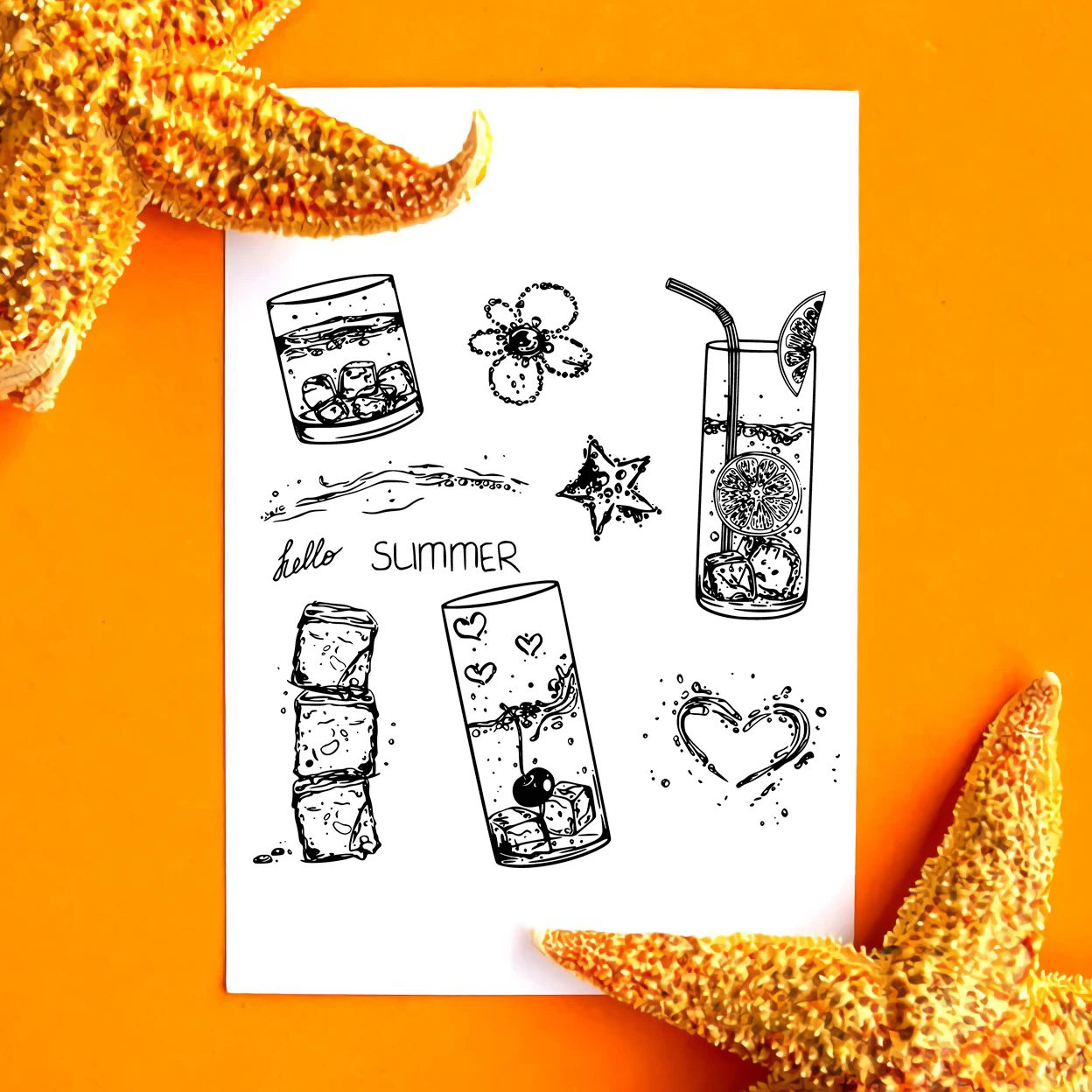 Summer Iced Drink Clear Stamps/Seals DIY Scrapbooking/ Fun Card Making/Album Decorative Transparent Stamp Crafts
Summer Iced Drink Clear Stamps/Seals DIY Scrapbooking/ Fun Card Making/Album Decorative Transparent Stamp Crafts