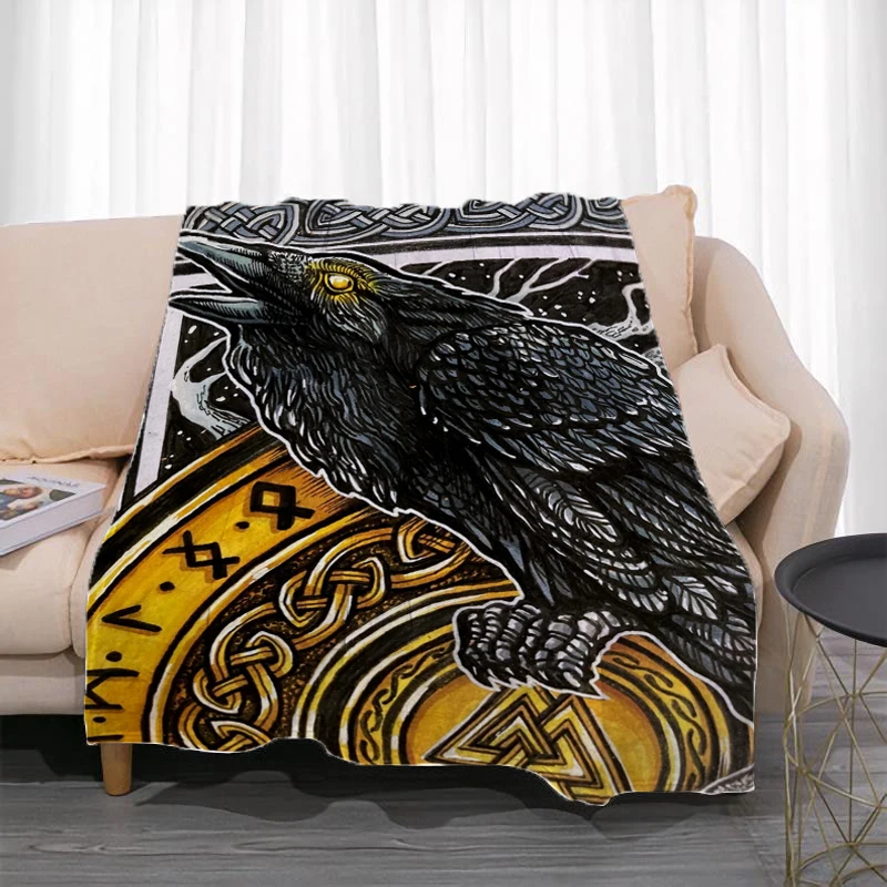 Vikings Odins Ravens Muninn Decorative Blanket for Living Room Fluffy Soft Blankets Sofa Summer Bedroom Decoration Throw Bed Nap
Vikings Odins Ravens Muninn Decorative Blanket for Living Room Fluffy Soft Blankets Sofa Summer Bedroom Decoration Throw Bed Nap