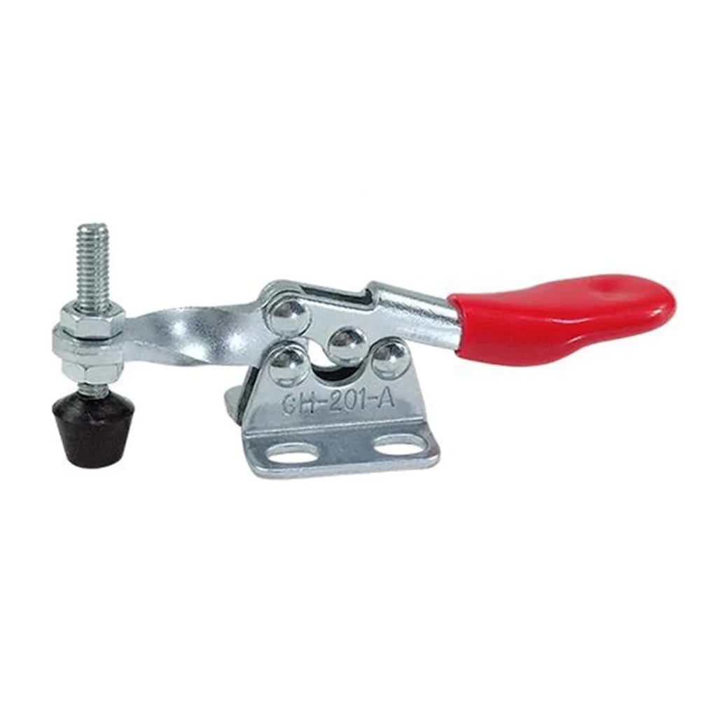 Replacement Durable Toggle Clamp Retracted Clamp 27Kg/ 60Lbs 5pcs 80mm GH-201A Metal Rubber Cushion Garden Home
Replacement Durable Toggle Clamp Retracted Clamp 27Kg/ 60Lbs 5pcs 80mm GH-201A Metal Rubber Cushion Garden Home