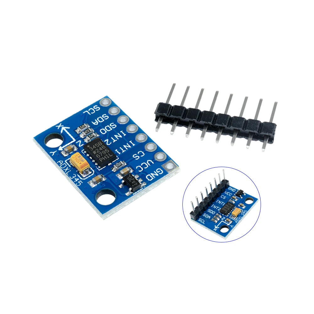 GY-291 ADXL345 3-Axis Analog Output Accelerometer Module Angular Transducer 3V-5V 
GY-291 ADXL345 3-Axis Analog Output Accelerometer Module Angular Transducer 3V-5V