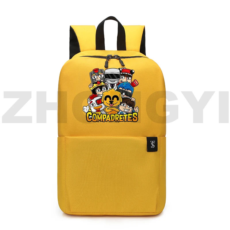 New Design Mikecrack Backpack for Girls Los Compas Game Print Pattern Women Men Canvas Bookbag Cute Cartoon Compadretes Kids Bag
New Design Mikecrack Backpack for Girls Los Compas Game Print Pattern Women Men Canvas Bookbag Cute Cartoon Compadretes Kids Bag