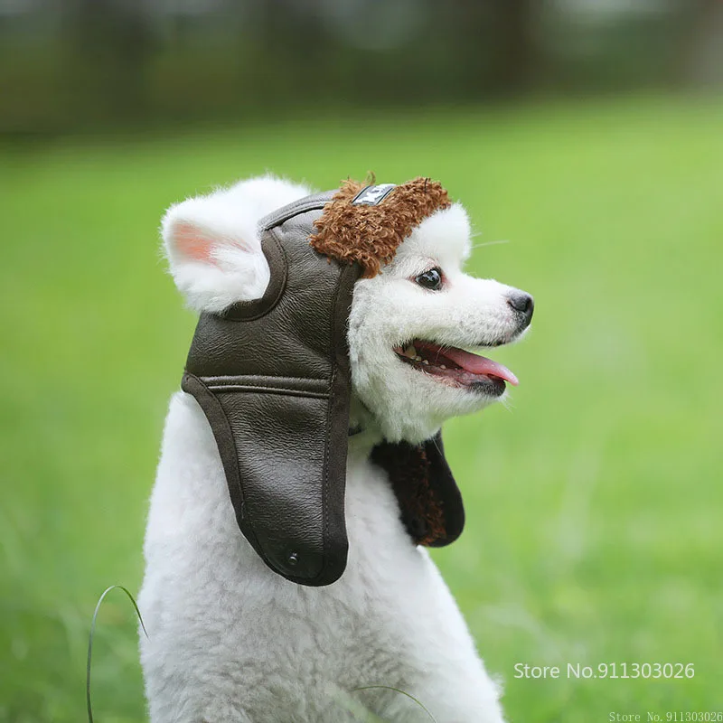 Cute Pet Dog Aviator Cap Funny Costume Cosplay Hat Autumn and Winter Warm Retro Fashion Pu Skin Cap Cozy Soft Pet Accessories
Cute Pet Dog Aviator Cap Funny Costume Cosplay Hat Autumn and Winter Warm Retro Fashion Pu Skin Cap Cozy Soft Pet Accessories