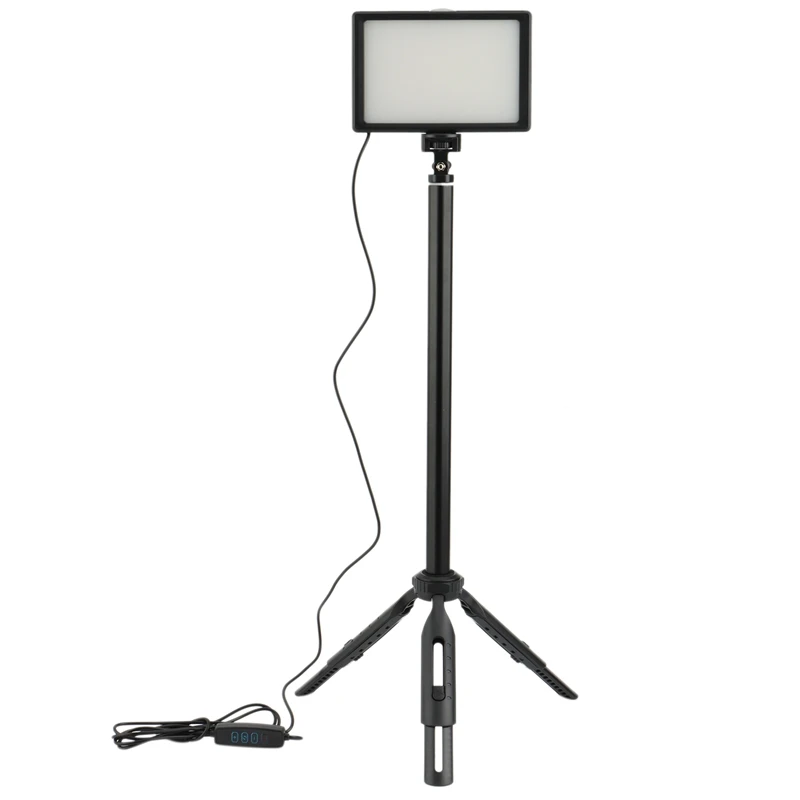 HOT-USB LED Video Light Kit Photography Lighting 3200K-5600K 14-Level Dimmable With 148Cm Adjustable Height Tripod Stand
HOT-USB LED Video Light Kit Photography Lighting 3200K-5600K 14-Level Dimmable With 148Cm Adjustable Height Tripod Stand
