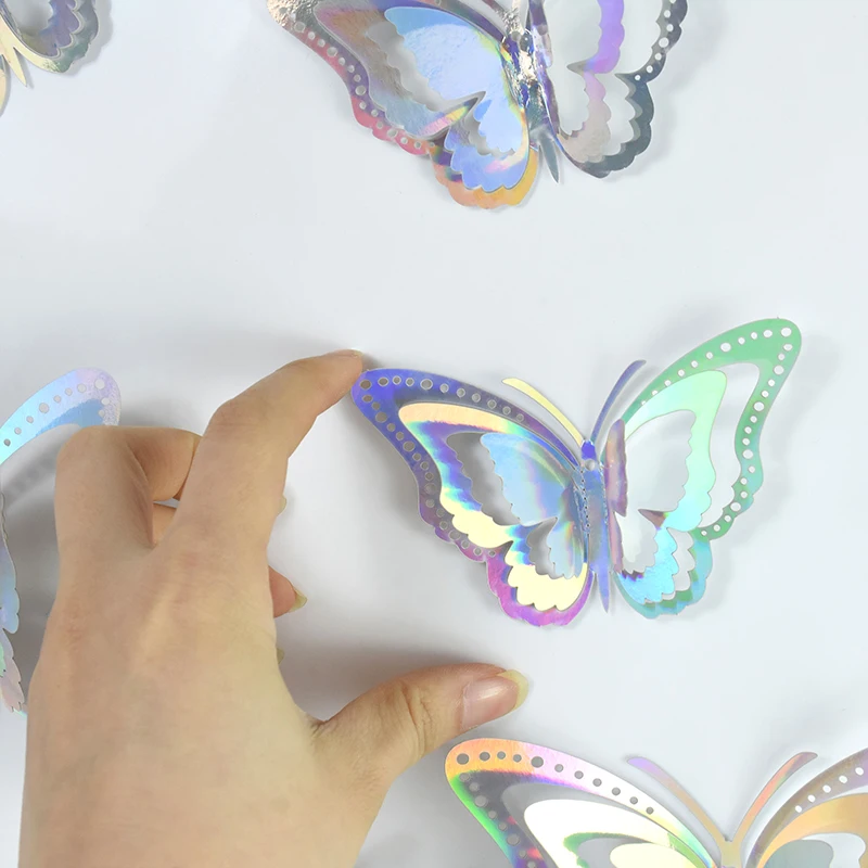 12pcs/set Gradient Hollow 3d Butterfly Wall Sticker For Wedding Living Room Window Home Decoration Butterflies Wall Art Stickers
12pcs/set Gradient Hollow 3d Butterfly Wall Sticker For Wedding Living Room Window Home Decoration Butterflies Wall Art Stickers