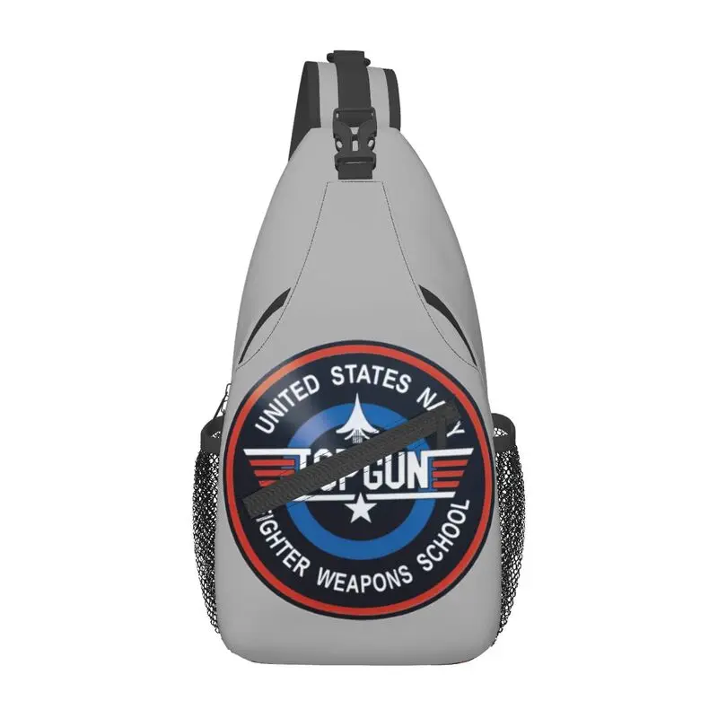 Индивидуальные сумки-слинги с изображением истребителей ВВС Top Gun Navy, крутая нагрудная сумка через плечо с пленкой Maverick, рюкзак для путешествий 
Индивидуальные сумки-слинги с изображением истребителей ВВС Top Gun Navy, крутая нагрудная сумка через плечо с пленкой Maverick, рюкзак для путешествий