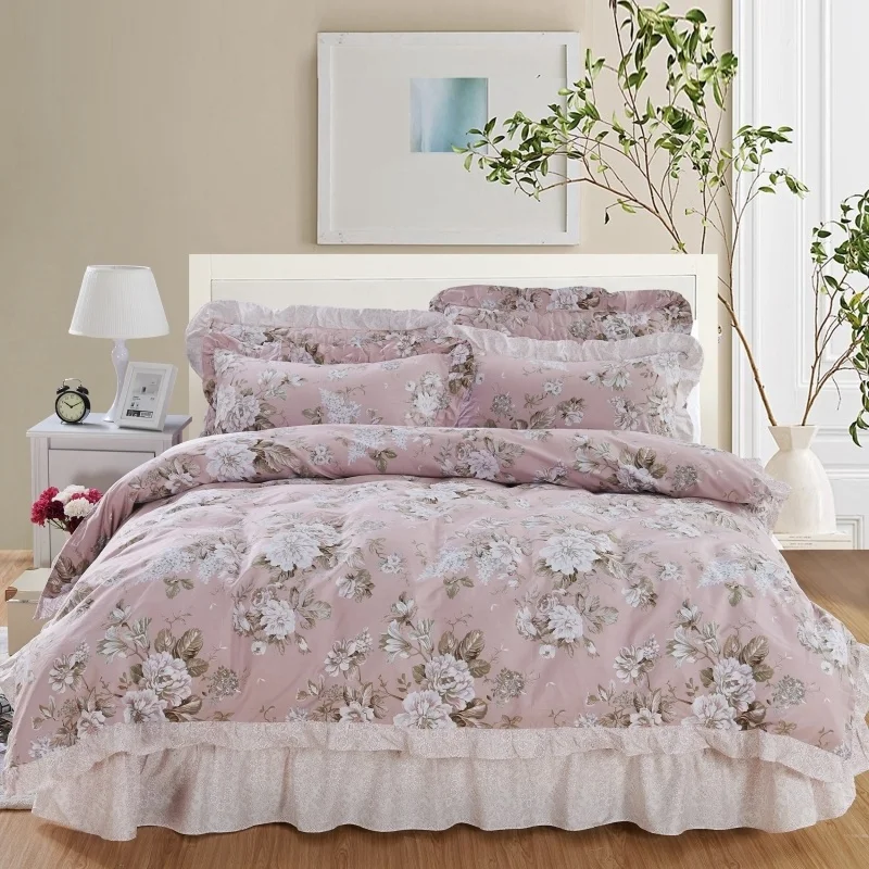100%Cotton Duvet Cover Set with Quilted Bedspread Pillow shams 4/6Pcs Vintage Garden Flower Bedding set Coverlet Soft Breathable
100%Cotton Duvet Cover Set with Quilted Bedspread Pillow shams 4/6Pcs Vintage Garden Flower Bedding set Coverlet Soft Breathable