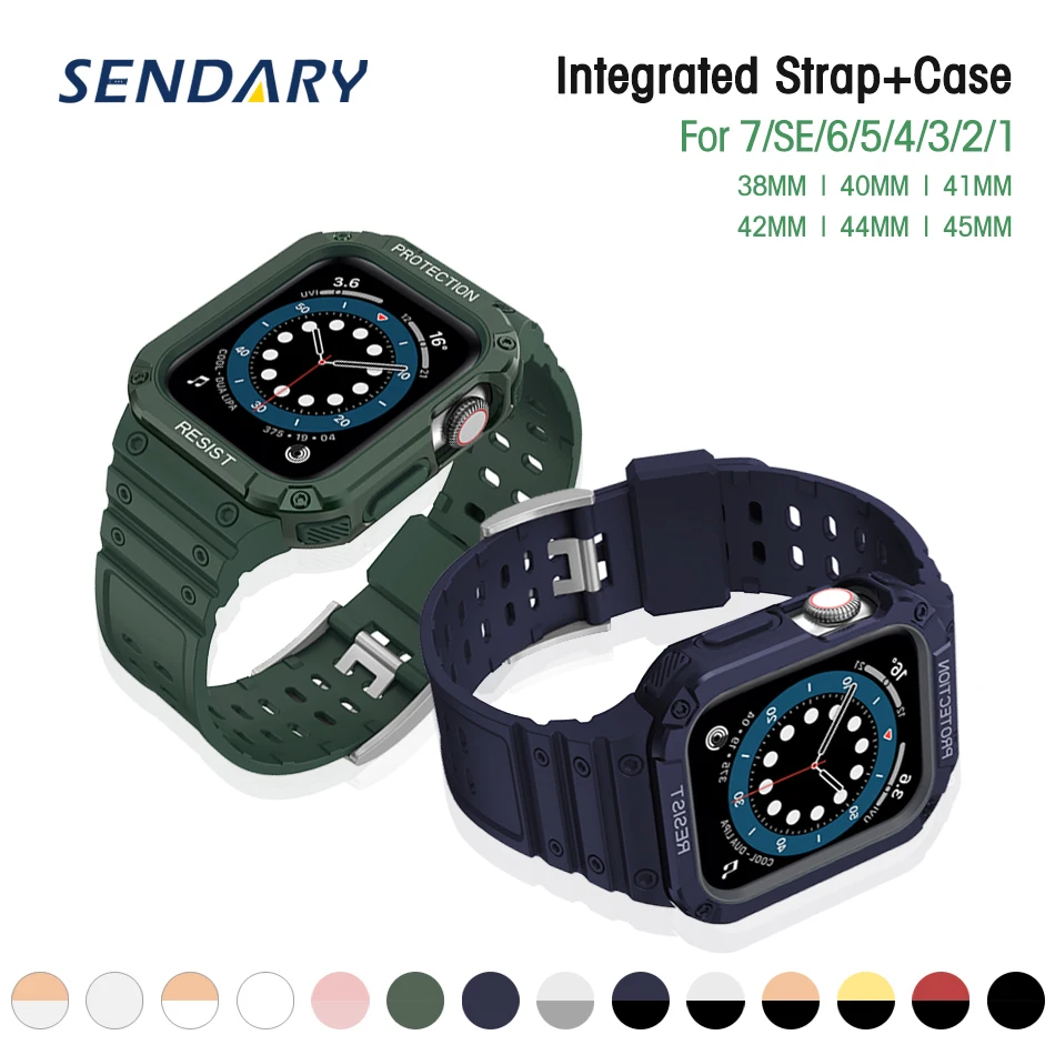 Ремешок и чехол для Apple Watch SE 7/6/5/4/3/2/1, силиконовый браслет-петля для iWatch Series 38 мм 40 мм 41 мм 42 мм 44 мм 45 мм
Ремешок и чехол для Apple Watch SE 7/6/5/4/3/2/1, силиконовый браслет-петля для iWatch Series 38 мм 40 мм 41 мм 42 мм 44 мм 45 мм