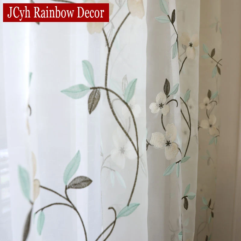 Floral Lace Tulle Curtains For Living Room Bedroom Embroidered Sheer Curtains For Children Bedroom Window Voile Curtains drapes
Floral Lace Tulle Curtains For Living Room Bedroom Embroidered Sheer Curtains For Children Bedroom Window Voile Curtains drapes