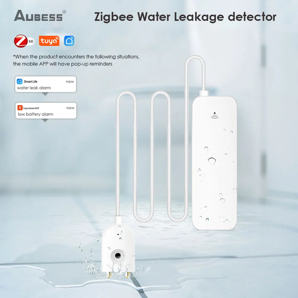 4 Pcs Tuya Smart Wifi Water Leak Sensor Water-level Detector Leakage Alarm App Remote Real Time Feedback Compatible Alexa Google
4 Pcs Tuya Smart Wifi Water Leak Sensor Water-level Detector Leakage Alarm App Remote Real Time Feedback Compatible Alexa Google